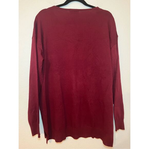 NWT V Neck Sweater for Women Fall Lightweight Knit Pullover Sweater - Picture 5 of 5